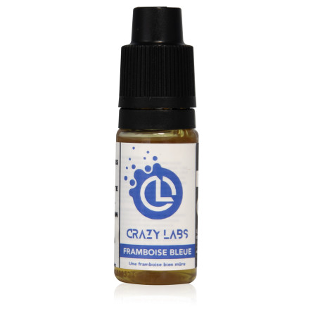 E-liquide Framboise Bleue 10ml - Crazy Labs