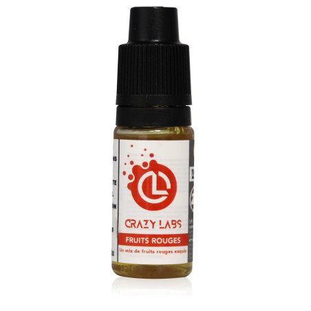 E-liquide Fruits Rouges Sel de Nicotine 10ml - Crazy Labs