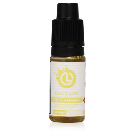 E-liquide Coco Ananas 10ml - Crazy Labs