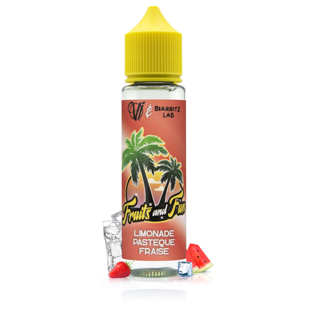 E-liquide Limonade Pastèque Fraise 50ml Fruits and Fun - Vape Institut & Biarritz Lab
