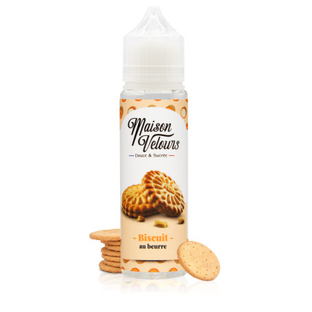 E-liquide Biscuit au Beurre 50ml - Maison Velours