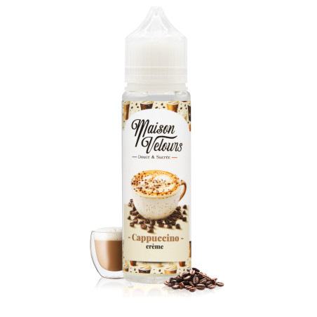 E-liquide Cappuccino Crème 50ml - Maison Velours