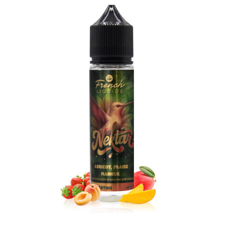 E-liquide Abricot Fraise Mangue 50ml Nektar - Le French Liquide