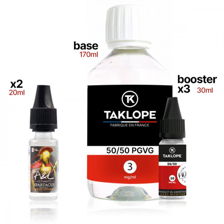 Pack DIY Spartacus Sweet Edition 220ml Ultimate 3 - A&L