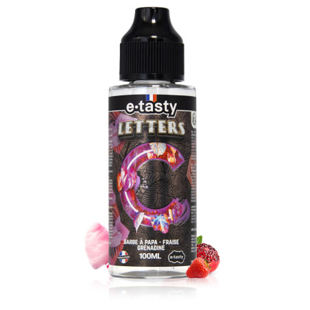E-liquide C 100ml Letters - E.Tasty