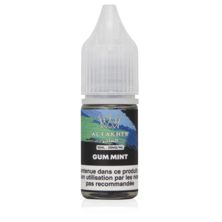 E-liquide Gum Mint 10ml Sel de Nicotine - Al Fakher