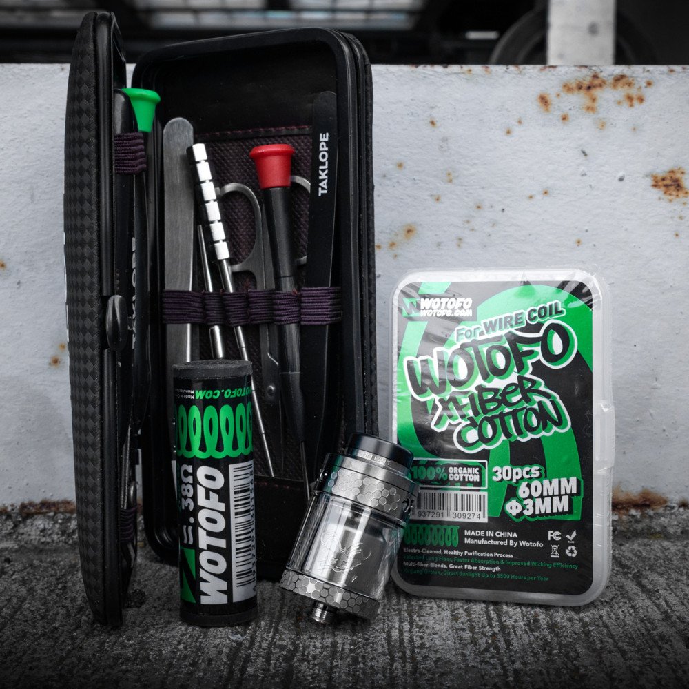 Pack Découverte Dead Rabbit 4 RTA (Gunmetal) - Hellvape
