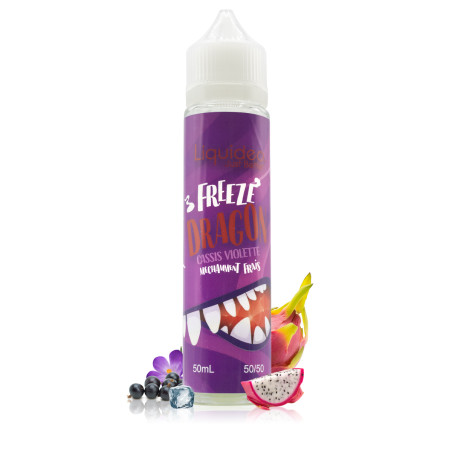 E-liquide Freeze Dragon Cassis Violette 50ml - Liquideo
