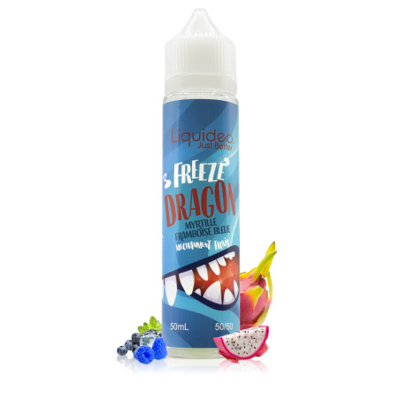 E-liquide Freeze Dragon Myrtille Framboise Bleue 50ml - Liquideo