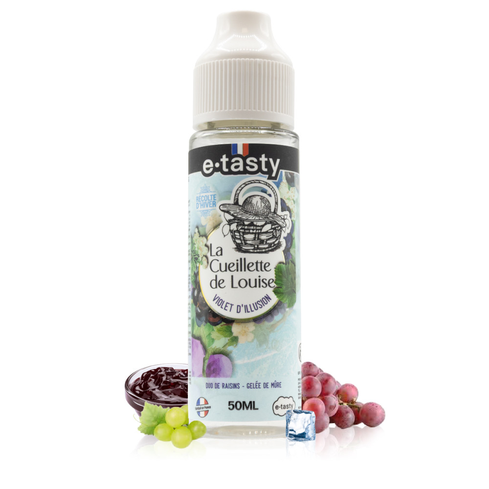 E-liquide Violet D'Illusion Frais 50ml La Cueillette de Louise - E.Tasty