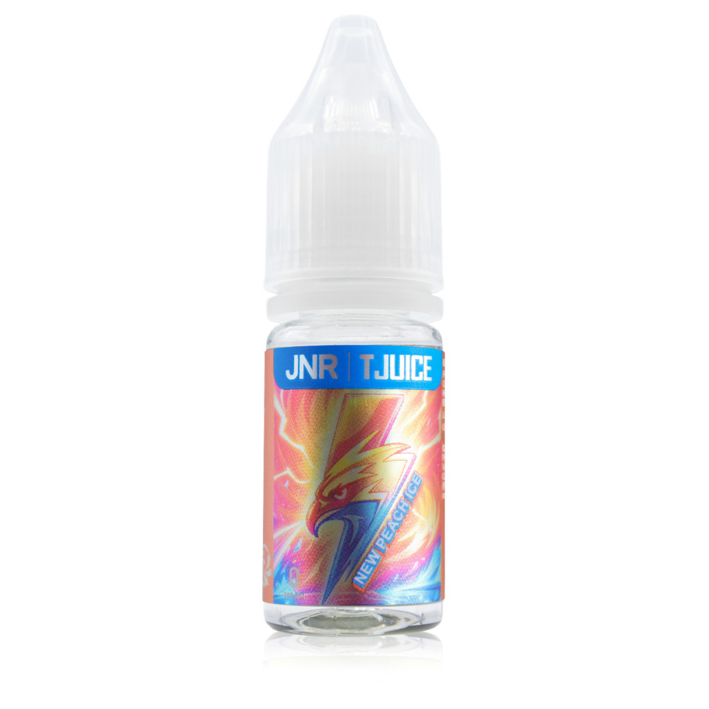 E-liquide New Peach Ice 10ml Sel de Nicotine - JNR x T-Juice