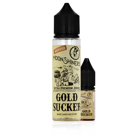 E-liquide Gold Sucker 50ml MoonShiners - Le French Liquide