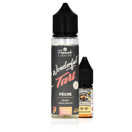 E-liquide Pêche 50ml Wonderful Tart - Le French Liquide