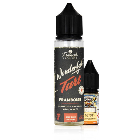 E-liquide Framboise 50ml Wonderful Tart - Le French Liquide