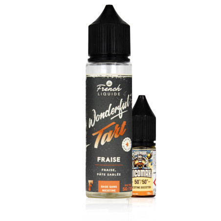 E-liquide Fraise 50ml Wonderful Tart - Le French Liquide