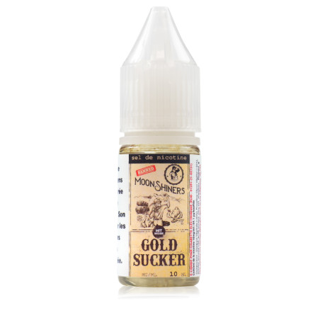 E-liquide Gold Sucker Sel de Nicotine MoonShiners - Le French Liquide
