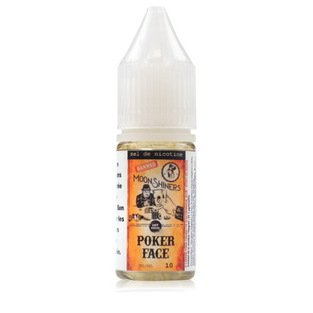 E-liquide Poker Face Sel de Nicotine MoonShiners - Le French Liquide